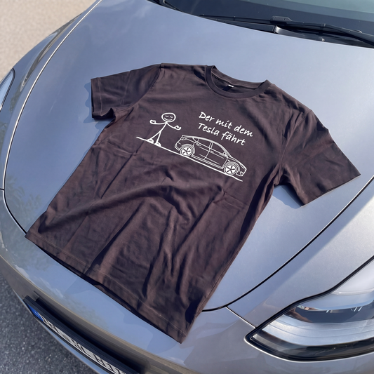 Der Tesla Fährt T-Shirt