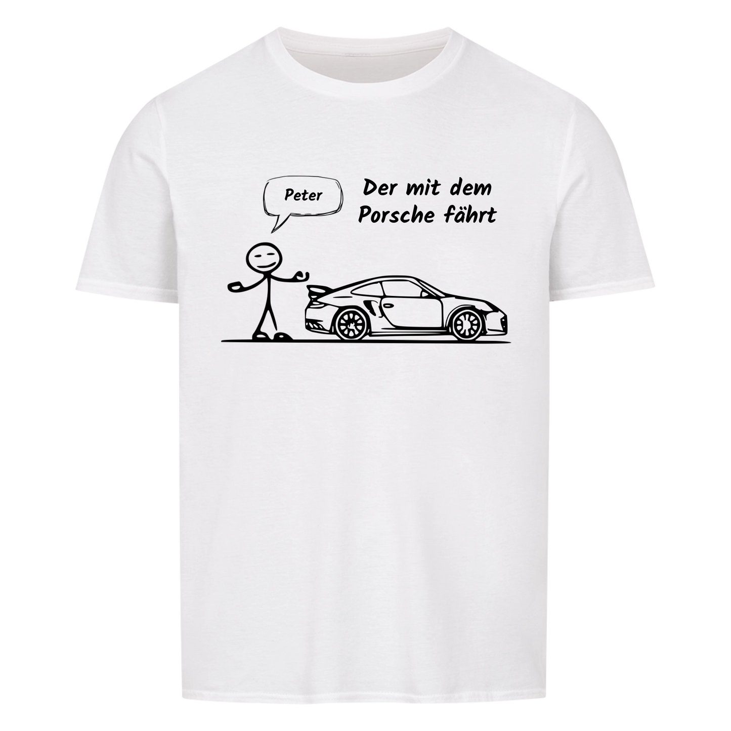 Personalisiertes T-Shirt Porsche GT3