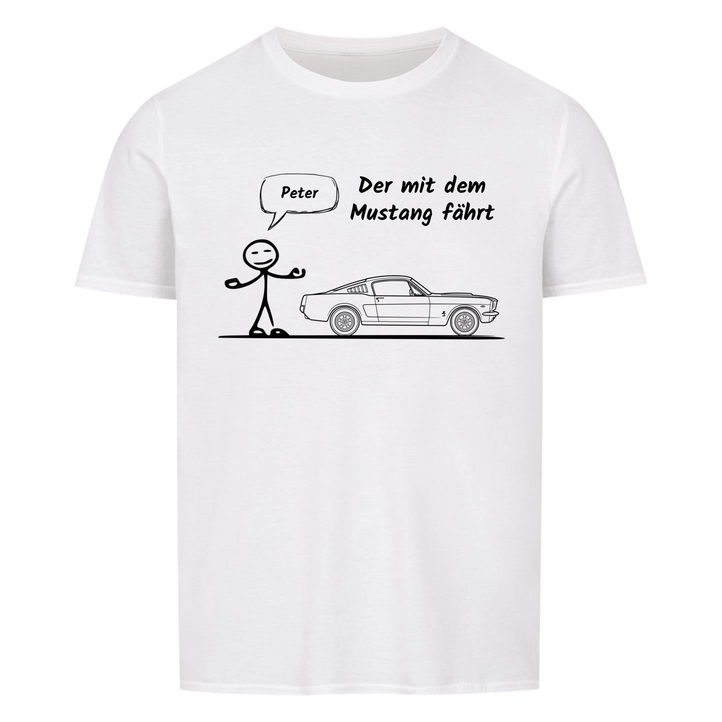 Personalisiertes T-Shirt Mustang