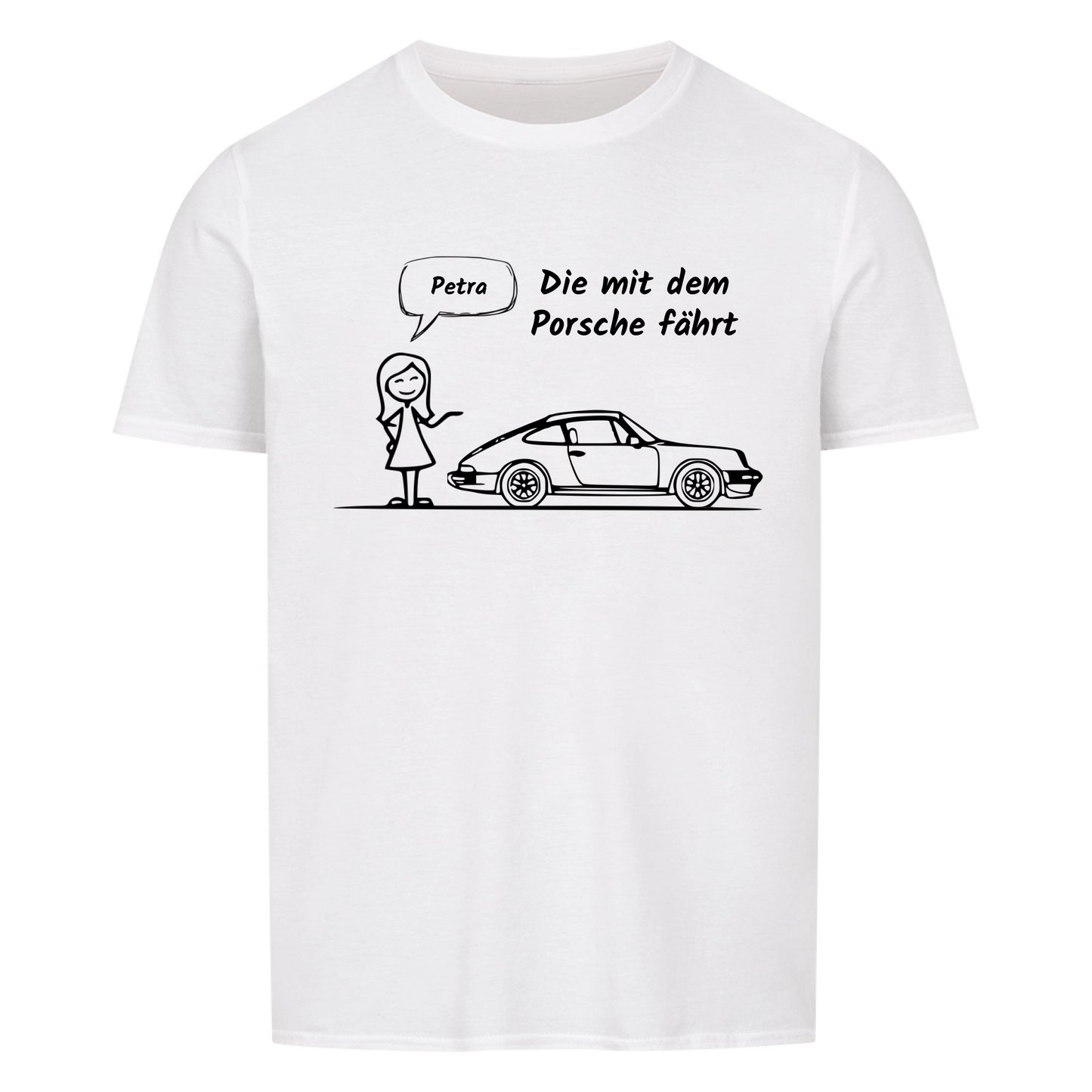 Personalisiertes T-Shirt Porsche