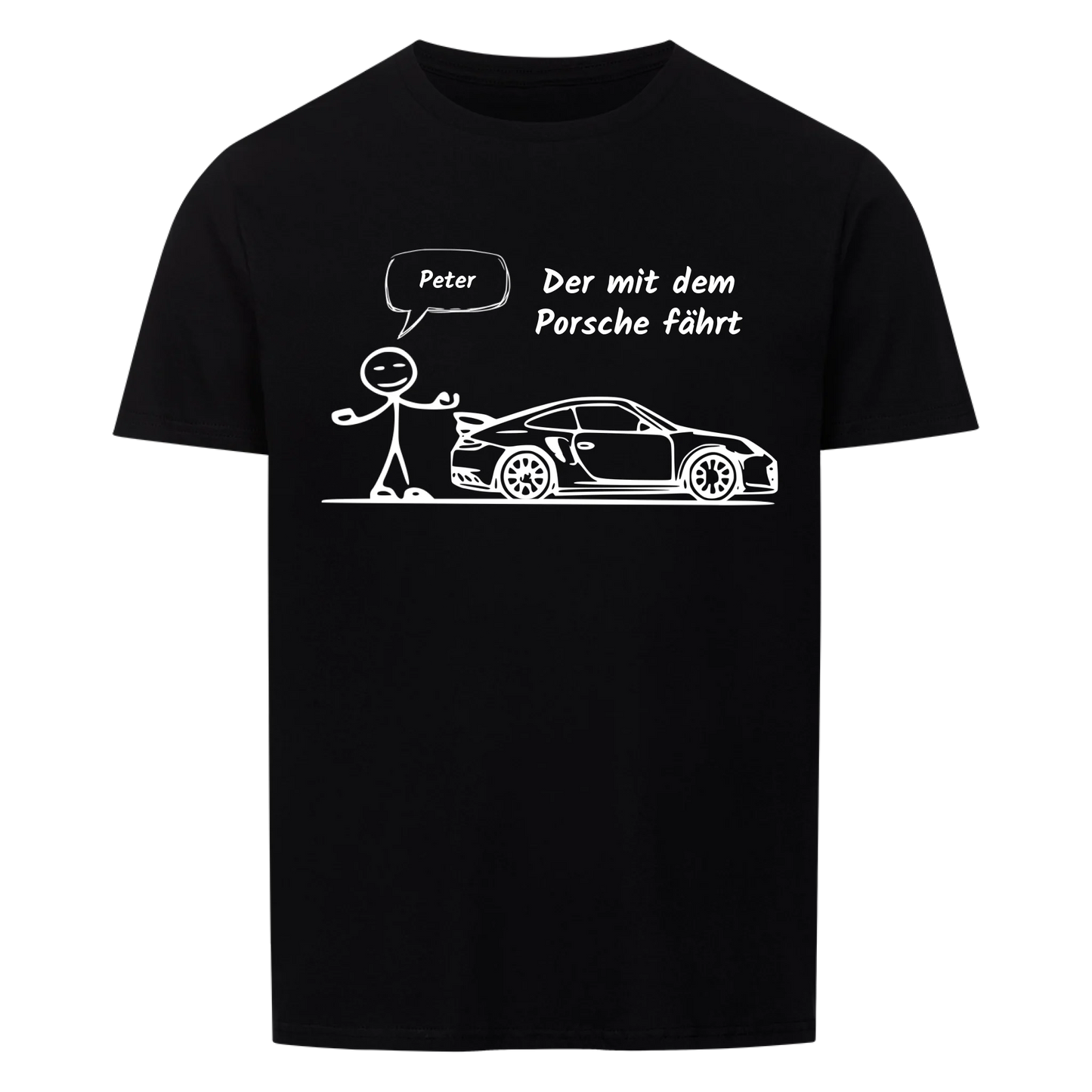 Personalisiertes T-Shirt Porsche GT3