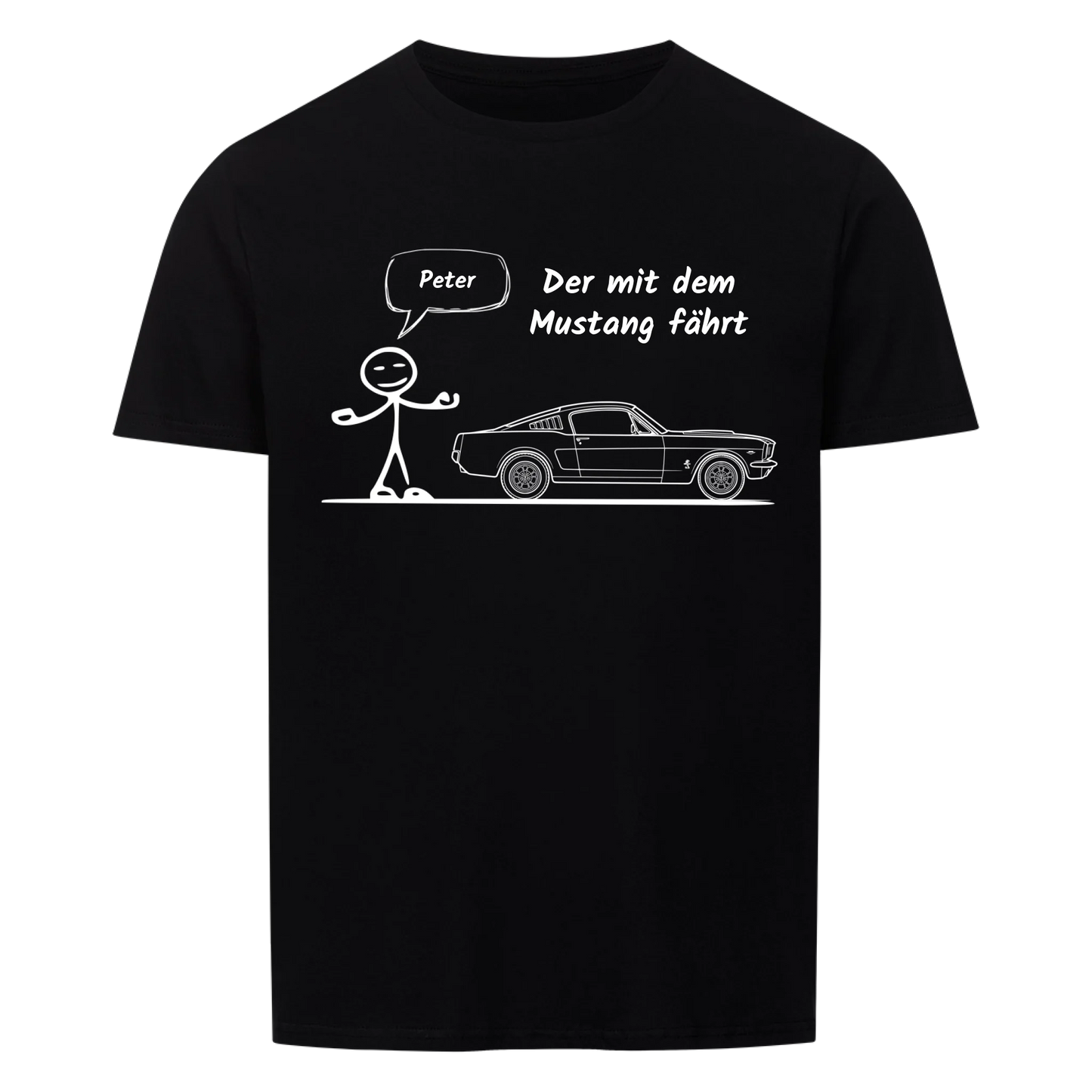 Personalisiertes T-Shirt Mustang