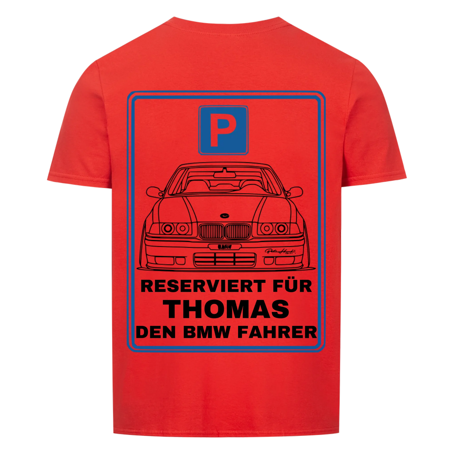 BMW Fahrer T-Shirt personalisiert