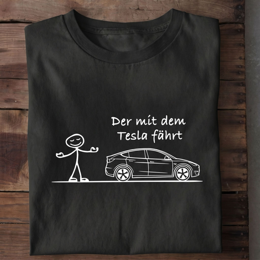 Der Tesla Fährt T-Shirt