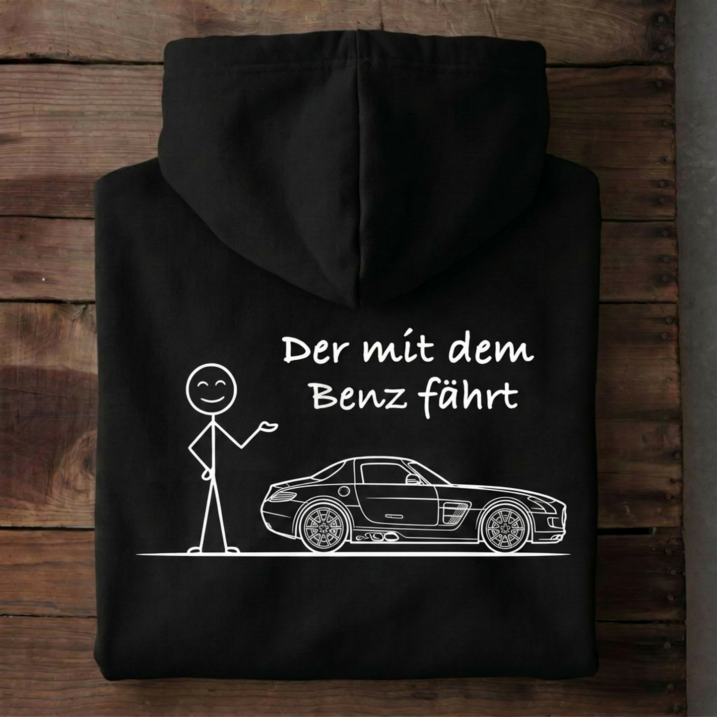 Der Benz fährt Oversized Hoodie